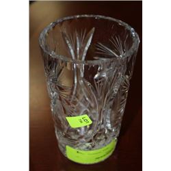 PINWHEEL CRYSTAL VASE N CHOICE