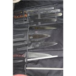 VINTAGE CHEFS  HENKELS KNIFE SET