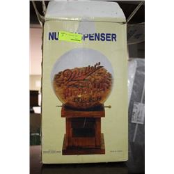 VINTAGE WOOD MILLAR HIGHLIFE GLASS AND WOOD NUT