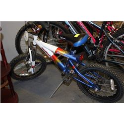 KIDS "INFINITY ELECTRA" BIKE W/ FRONT SHOCKS
