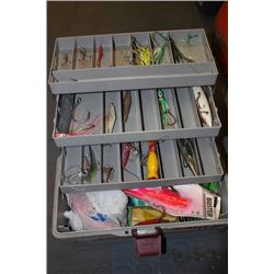 BOX OF SALT WATER TACKLE
