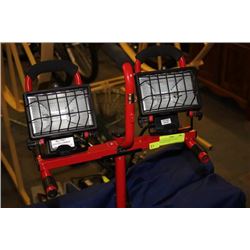 RED TRIPOD HALOGEN DUAL WORKING LIGHT