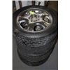 Image 1 : SET OF FOUR HERCULES 205/55 R16 TIRES ON RIMS