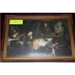 DECORATIVE CLASSIC STYLE WALL ART 13 1/2" X 9 1/2"