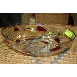 STAIN GLASS STYLE ART BOWL