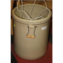 3 ASST. CROCKS- 10 GALLON,2 GALLON AND ?