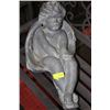 Image 1 : LARGE STONE CHERUB ORNAMENT