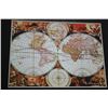 Image 1 : WORLD MAP FRAMED PICTURE
