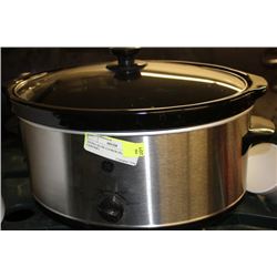 EXTRA SLOW COOKER (BLACK & CHROME)