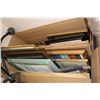 Image 1 : TWO BOXES OF ESTATE PICTURS INCLUDES OIL ON CANVAS