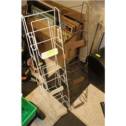 PAIR OF MAGAZINE RACKS