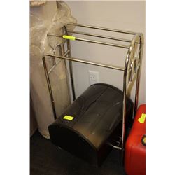 LAUNDRY STAND & STORAGE CABINET