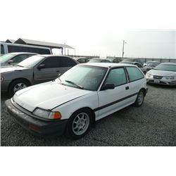 91 Honda Civic 2 Dr STD Hatchback - T - DRIVE