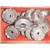 Image 2 : Lot of (2) Bins of Face Mills, App 3-1/2" Diameter
