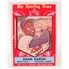 Image 1 : 1959 TOPPS #561 HANK AARON BASEBALL CARD