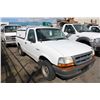 Image 2 : 1998 FORD RANGER PICKUP, WHITE,  VIN 1FTYR10U6WPA43243