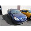 Image 2 : 2009 HYUNDAI ACCENT, 2 DOOR HATCHBACK, BLUE, VIN # KMHCN35C49U112403