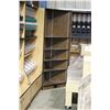 Image 1 : 10 WALNUT END CAP CORNER SHELVES AND PRODUCT SHELF