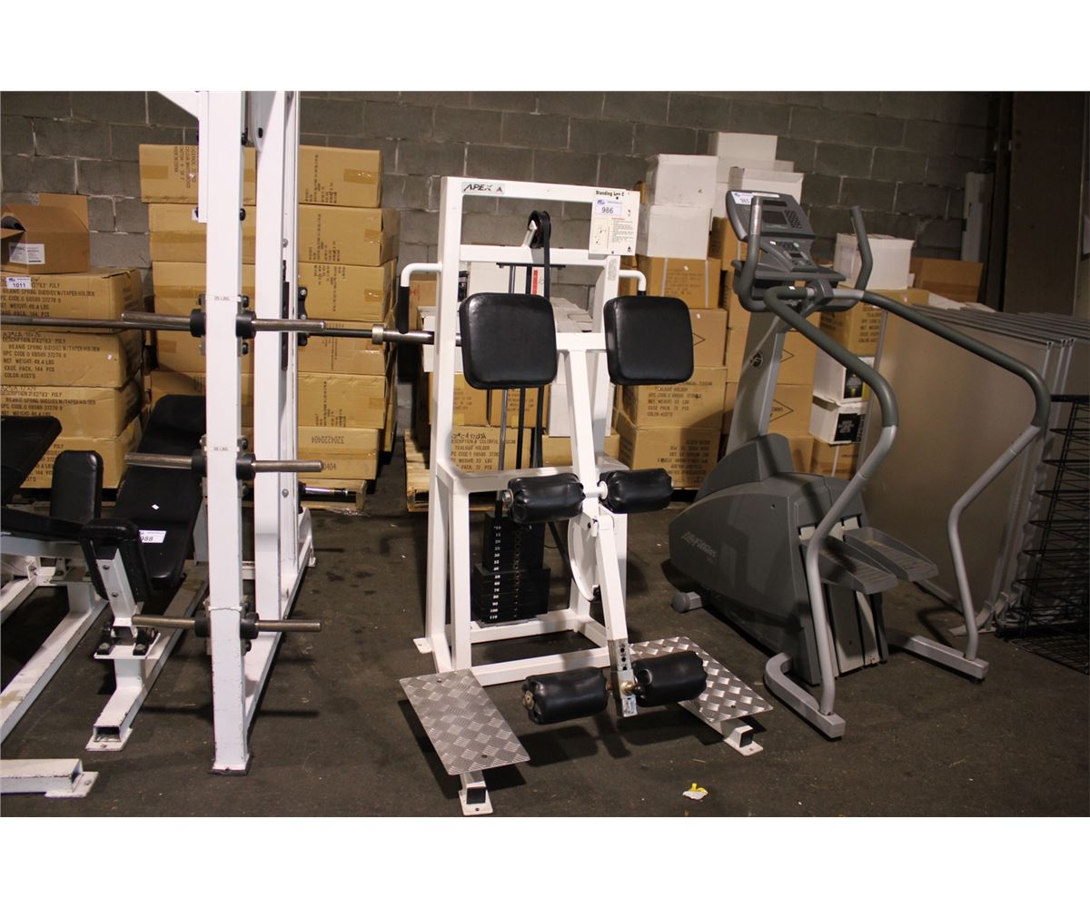 APEX STANDING LEG WEIGHT MACHINE - Able Auctions