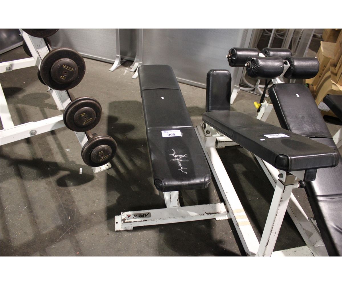 WHITE APEX WEIGHT BENCH