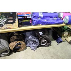 LARGE LOT OF SLEEPING BAGS