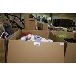 BIN OF ASSORTED CAMPING PRODUCT