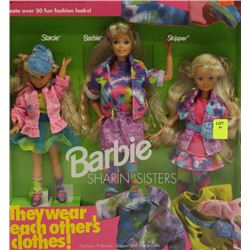 1991 BARBIE SHARING SISTERS 3 DOLL SET