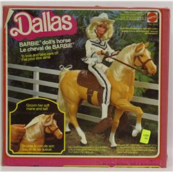 1980 DALLAS BARBIE DOLL HORSE