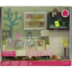 BARBIE COUCH AND TABLE