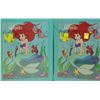 Image 1 : 2 LITTLE MERMAID DOLL CASES WITH CONTENTS