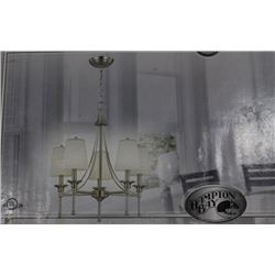 HAMPTON BAY CHANDALIER LIGHT FIXTURE