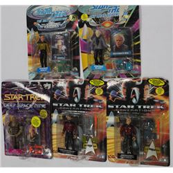 BOX OF 5 STAR TREK ACTION FIGURES