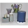 Image 1 : BOX W/ PARTY LITE CANDLES