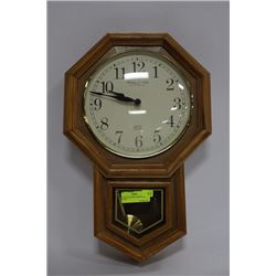 STERLING & NOBLE WOOD WALL CLOCK
