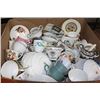 Image 1 : BOX OF FINE BONE CHINA CUPS AND SAUCERS