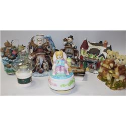 ESTATE BOX OF ASSORTED ORNAMENTS