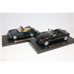 2 PACK COLLECTIBLE DIE CAST CARS  1:18 SCALE