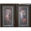 Image 1 : TIGER & CHEETAH FRAMED PICTURE
