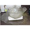 Image 1 : LARGE PUNCH BOWL WITH MATCHING PLATE
