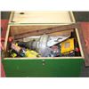 Image 1 : LARGE GREEN TOOL BOX & TOOLS