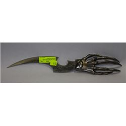 18 IN. LONG SKELETON HAND DECORATIVE KNIFE