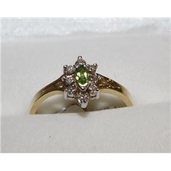 #53  14KT GOLD DIAMOND .15CT RING