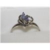 Image 1 : #71  10KT GOLD TANZANITE DIAMOND RING