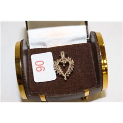 #90  10KT DIAMOND PENDANT