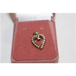 #91 10KT DIAMOND PENDANT