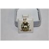 Image 1 : #93 10KT GREEN AMETHYST PENDANT