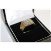 Image 1 : #96  10KT MEN'S DIAMOND RING
