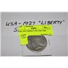 Image 1 : USA 1927 LIBERTY SILVER COIN