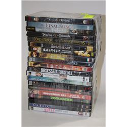 PACK OF 10DVDS X 2
