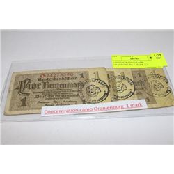 CONCENTRATION CAMP ORANIENBURG 1 MARK X 3